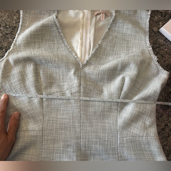 Rebecca Taylor Slub Suiting Dress Size 4 - Picture 13 of 14